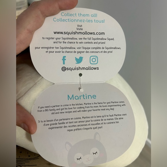 NWT Squishmallow Martine the Llama Stackable Plush - Picture 2 of 3